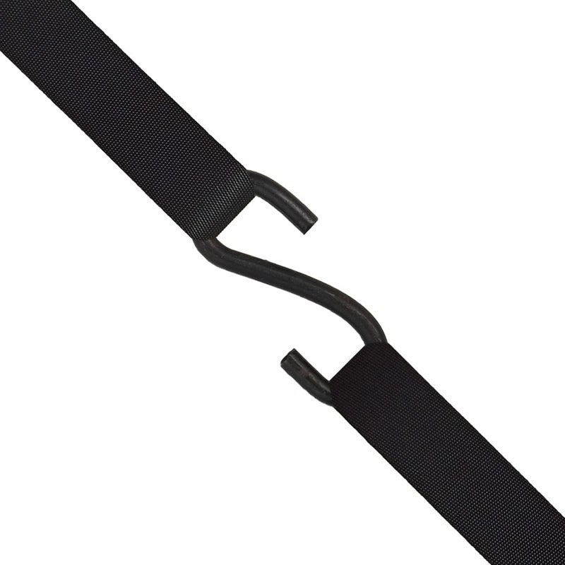 yuntop Black Soft Loop Tie Down Straps (6 Pack) 4500Lbs Breaking Strength and 1500Lbs Load Capacity, 12 * 1in Heavy Duty Tie Down Loops for Securing ATV UTV Motorcycles Scooters Dirt Bikes Lawn Equipment - Image 5